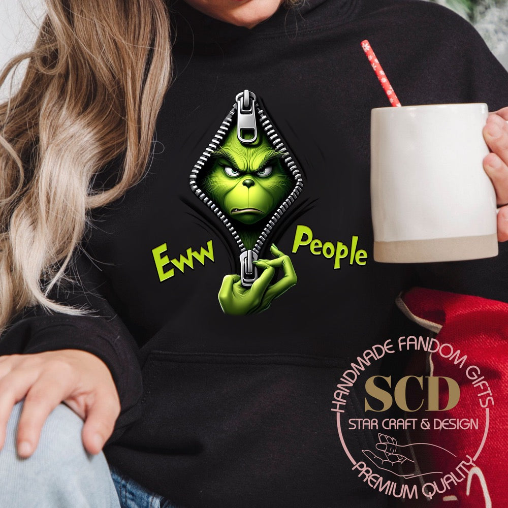 Eww People Christmas Hoodie, Funny Christmas Hoodie