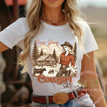 Load image into Gallery viewer, Busy Doing Cowgirl T-shirt
