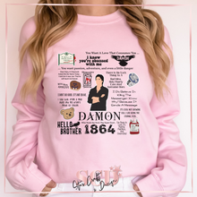 Load image into Gallery viewer, Damon Quotes Sweatshirt
