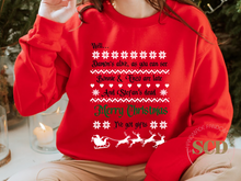 Load image into Gallery viewer, TVD Christmas Ugly Sweatshirt
