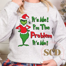 Load image into Gallery viewer, It&#39;s Me I&#39;m The Problem it&#39;s Me Christmas Sweatshirt
