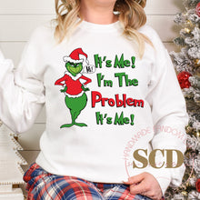 Load image into Gallery viewer, It&#39;s Me I&#39;m The Problem it&#39;s Me Christmas Sweatshirt
