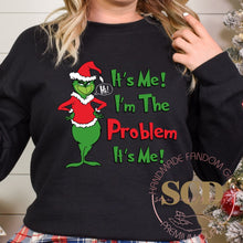 Load image into Gallery viewer, It&#39;s Me I&#39;m The Problem it&#39;s Me Christmas Sweatshirt
