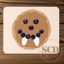 Load image into Gallery viewer, Damon and Bonnie Pancake Mousepad, Pancake Mousepad
