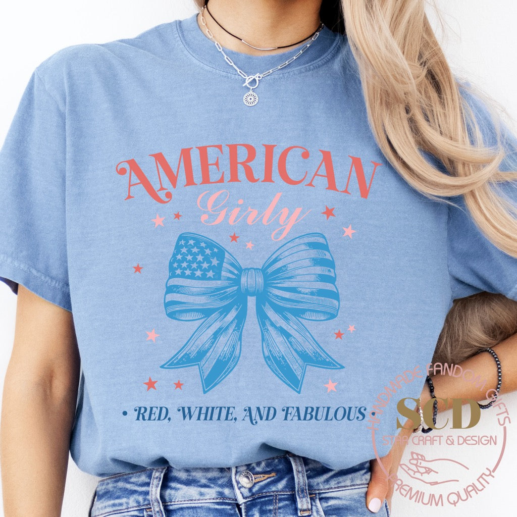 American Girl, RED, WHITE AND FABULOUS, T-Shirt