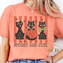 Load image into Gallery viewer, Spooky And Cutie Halloween T-shirt
