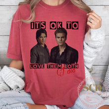 Load image into Gallery viewer, It’s OK To Love Them Both TVD T-shirt
