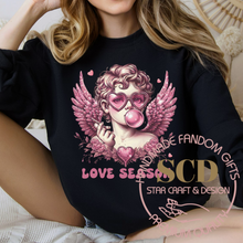 Load image into Gallery viewer, Love Season Cupid Sweatshirt, Retro Cupid Valentine&#39;s Day Sweatshirt
