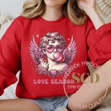 Load image into Gallery viewer, Love Season Cupid Sweatshirt, Retro Cupid Valentine&#39;s Day Sweatshirt
