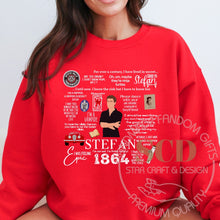 Load image into Gallery viewer, Stefan Salvatore Sweatshirt Quotes , TVD Quotes
