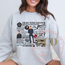 Load image into Gallery viewer, Dean Winchester Quotes Sweatshirt
