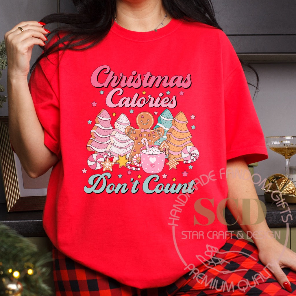 Christmas Calories Don't Count T-shirt