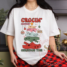 Load image into Gallery viewer, Crocin Around The Christmas Tree T-shirt, Crocin Christmas Shirt
