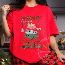 Load image into Gallery viewer, Crocin Around The Christmas Tree T-shirt, Crocin Christmas Shirt
