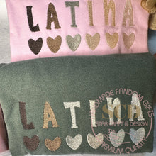 Load image into Gallery viewer, Latina Embroidery T-shirt, Latina long sleeve Embroidery shirt
