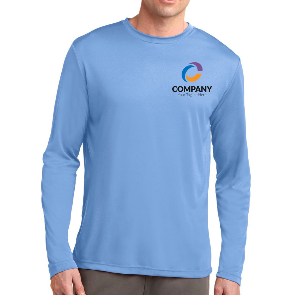 Unisex Sport-Tek Long Sleeve Posicharge Dry Fit T-shirt (Carolina Blue)