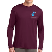 Load image into Gallery viewer, Unisex Sport-Tek Long Sleeve Posicharge Dry Fit T-shirt (Maroon)
