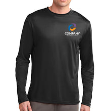 Load image into Gallery viewer, Unisex Sport-Tek Long Sleeve Posicharge Dry Fit T-shirt (Black)
