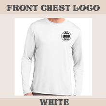 Load image into Gallery viewer, Unisex Sport-Tek Long Sleeve Posicharge Dry Fit T-shirt (White)
