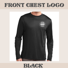 Load image into Gallery viewer, Unisex Sport-Tek Long Sleeve Posicharge Dry Fit T-shirt (Black)
