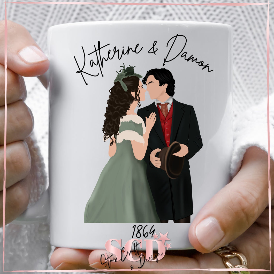 Katherine and Damon Coffee Mug