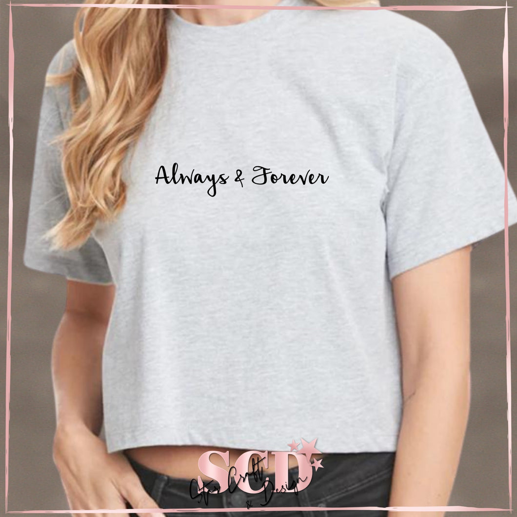 Always & Forever Cropped Tee