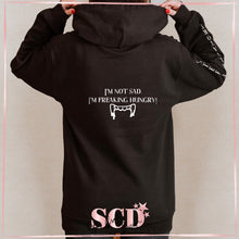 Load image into Gallery viewer, I&#39;m Not Sad Stefan Salvatore Hoodie

