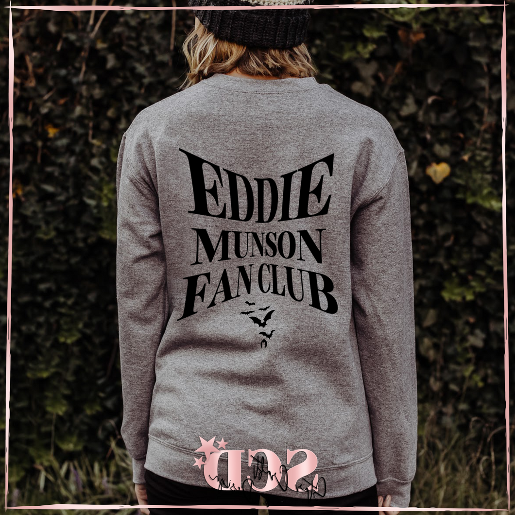 Eddie Munson Fan Clun. Sweatshirt.