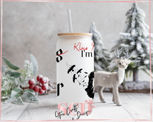 Load image into Gallery viewer, Klaus Mikaelson Frosted Glass Tumbler
